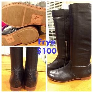 Frye Boots! Worn only once!